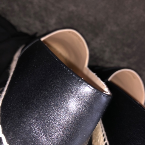 CHANEL  Espadrilles black lamb skin size EU40 fits US size 9 - Picture 10 of 13